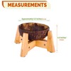 Dog Bowl for Cats and Small Dogs - All-Natural, Polished