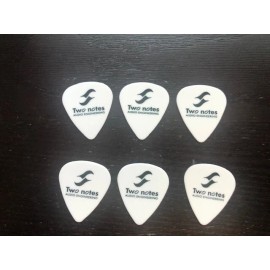TWO NOTES Set Of 6 Custom TWO NOTES AUDIO ENGINEERING LOGO Heavy Guitar Picks