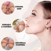 RUTZ® Clear Earrings, 100pcs Earring Retainers, Safety Backs Rubber Stoppers