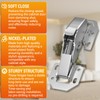 4 Pack Soft Close Cabinet Hinges, Kitchen Cabinet Hinges Surface