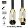 DTECH 5 Feet XLR Cable Male to Female Microphone Cable