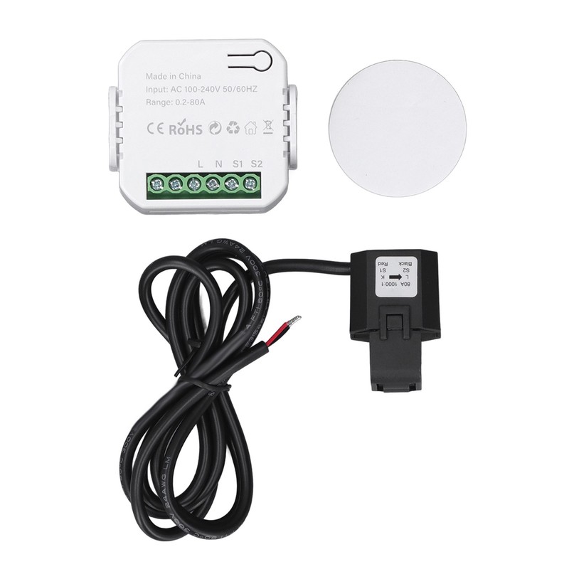 Smart Energy Monitor WiFi Single Phase Smart Energy Meter 0.2‑80A