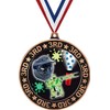 Paintball 3rd Place Perimeter Medal Bronze, 2.75" Paintball Prizes, Kids