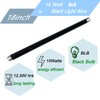 15W F15T8/BLB Black Light Bulb, 18 inch T8 Linear Fluorescent