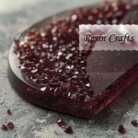 HappyFiller 1.3 LB Crushed Glass Sand Broken Pieces,Vase Fillers Candle Holder Fishbowl Pebbles Stones,Succulent Terrarium Gravels,Resin Art Crafts Project,Purple