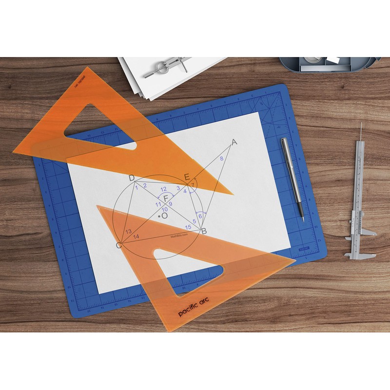 Pacific Arc's Scholastic Triangle - 8 pulgadas - Fluorescente -