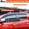 APILT Outside-Mount Rain Guards Window Visors for 2022-2025 Toyota Tundra