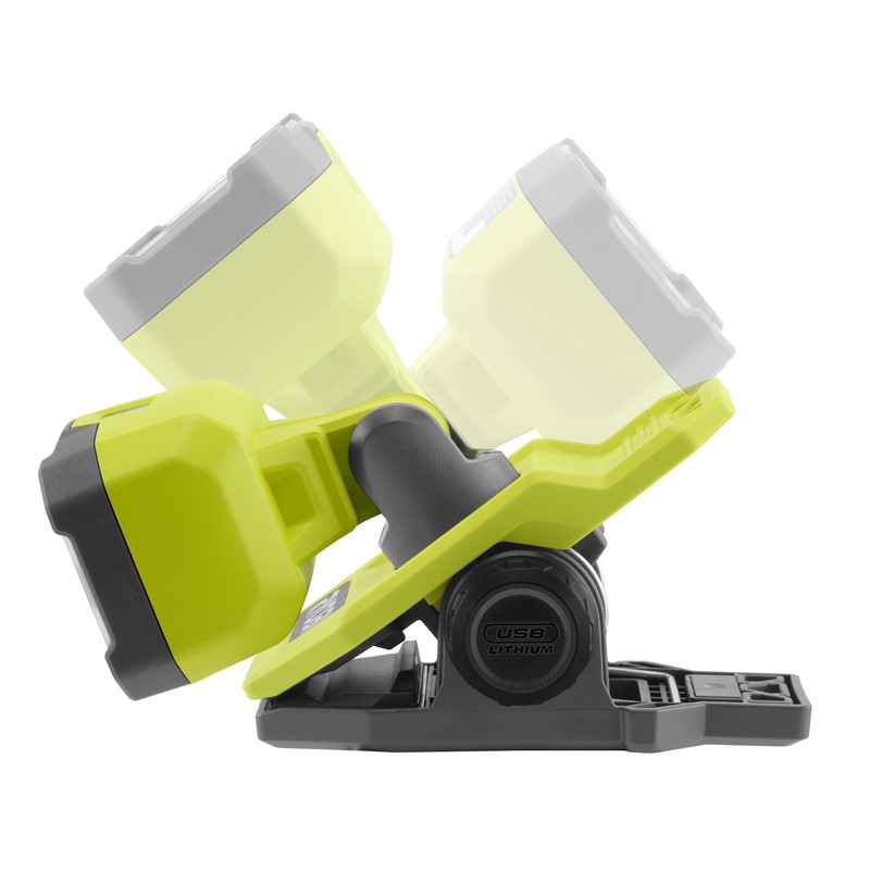 RYOBI USB Lithium Magnetic Clamp Light Kit with 2.0 Ah