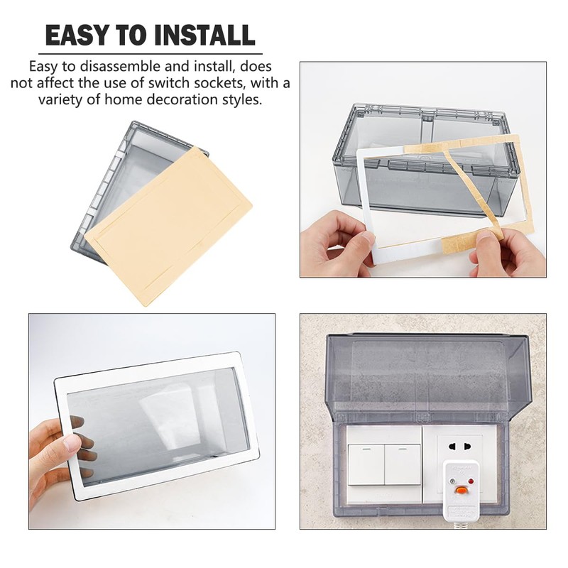 YOLUFER Flip Weatherproof Cover Outlet Cover, Electrical Power Outlet Cover,