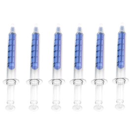 Highlighter Pens Blue Syringe Highlighter Pens Stationery for Kids Doctor Nurse Office Worker 6 Pack