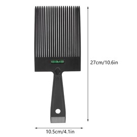 CONGGUAN Men's 2-in-1 Flat Top Guide Comb with Water Leveling for Barber Haircut & Styling