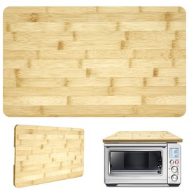 GCQFZ Bamboo Cutting Board Compatible with Breville 860BSS 845BSS BOV800XL Smart Oven Convection Toaster Oven, 100% Natural Organic Bamboo, 17.8" × 10.8" Accessories for Countertop Convection Oven