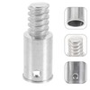 Healvian 4pcs Threaded Tip Replacement Handle Tips for Metal Poles