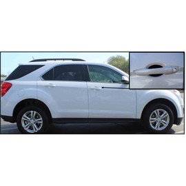 Cupeez for Cars Flat Black Auto Accessory Car Door Handle Scratchs Guards Protector Fits Chevolet (4pk)