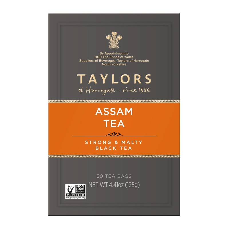 Taylors of Harrogate Assam, Black Tea, Pillow Tea Bags, 50