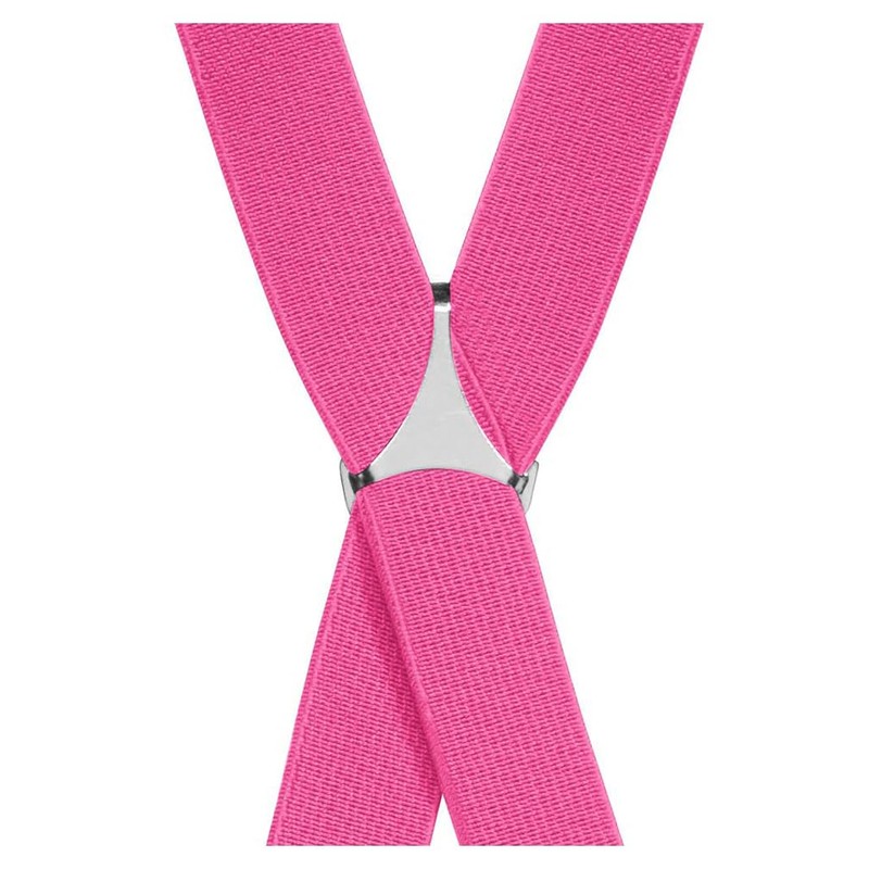 Playshoes Unisex Kids Fully Adjustable Elasticated Suspenders Braces, Pink, 60