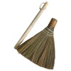 Alipis Straw Soft Broom Detachable Handle Hand Broom Rustic Farmhouse