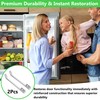 2 Pack WR12X32352 Refrigerator Door Handle Set, for GE Refrigerator