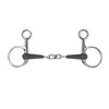 Shires Equikind+ Hanging Cheek Peanut Link Horse Bit in Black