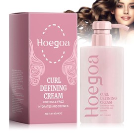 Curl Defining Cream, Curl Cream for Curly Wavy Hair, Anti Frizz, Moisturising, Defines Wavy Hair, Natural Moisturising Curl Cream for Men and Women