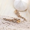 Colorful Rhinestone Statement Dangle Drop Earrings for Women Fashion Long