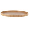 Round Shape Solid Wood Tea Coffee Snack Food Meals Serving