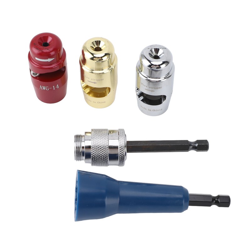 Wire Stripping and Twisting Tool Aluminum Portable Drill Wire Stripper