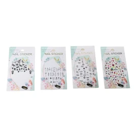 Nails stickers +1000 Stickers Para Uñas Nail Sticker Paquete 12 Pzas