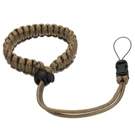 PATIKIL Camera Wrist Straps, Polyester Adjustable Paracord Paracord Braided Strap with Quick-Release Connector for DSLR Mirrorless Camcorder, Coffee