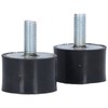 2Pcs AntiVibration Mount Rubber Isolator for Air Compressor Diesel Engine