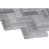MSI Bergamo Herringbone Polished Marble Tile for Kitchen Backsplash, Wall