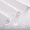 LGCLUMINA Pure Cotton Sheets - 4 Piece Queen Sheet Set,