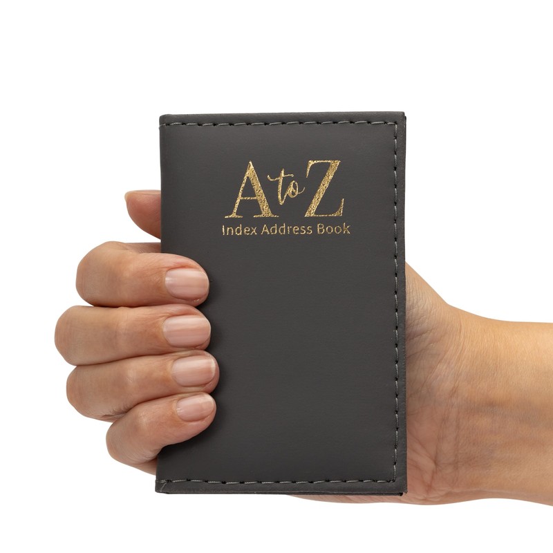 Index Address Book Leather Look Cover Executive Padded Small Sizes
