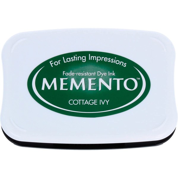 Memento Cottage Ivy Stamp Pad Memento, Green