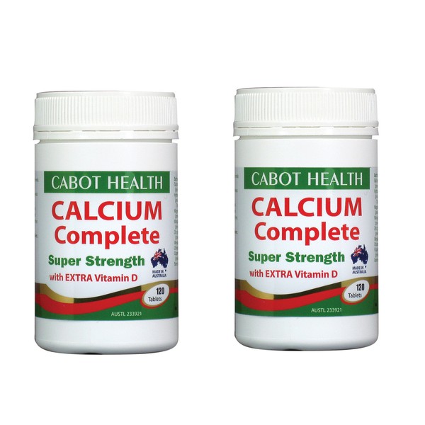 2 x 120 tablets CABOT HEALTH Calcium Complete ( 240 Tablets ) Vitamin D