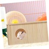 Generic Bite Resistant Wooden Hamster House with Multi Chamber Tunnel