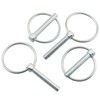ZZHXSM 4PCS M8x50 M8 Carbon Steel Tractor Trucks Pin Ring