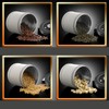 Vacuum Container Press Type 304 Stainless Steel Airtight Canister for
