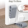 Zalizr 4 Pack Rubber Door Stoppers, Heavy Duty Wedge Door
