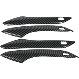 LUJUNTEC Exterior Door Handle Covers Compatible with 2018-2021 For Lexus NX300,2015-2021 For Lexus NX300h,2016-2022 For Lexus RX350/RX450h,2018-2022 For Lexus RX350L/RX450hL, 4PCS,Black