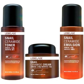 Tonico Emulsin Crema Coreana_ Ceramida Y Caracol_ Reparador Todo Tipo De Piel Danoche                                                                 