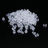 Earring Backs,100pcs Soft Clear Earring Backs for Studs,Hypoallergenic Silicone Earrings