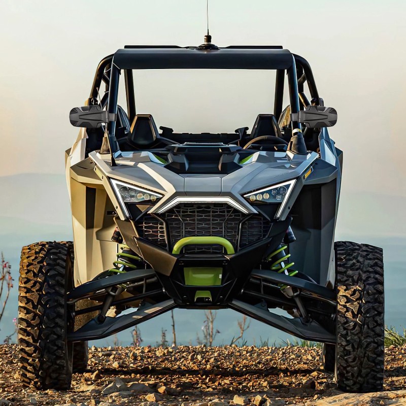 Nilight UTV Side Mirrors Offroad Rear View Mirrors Aluminum 2