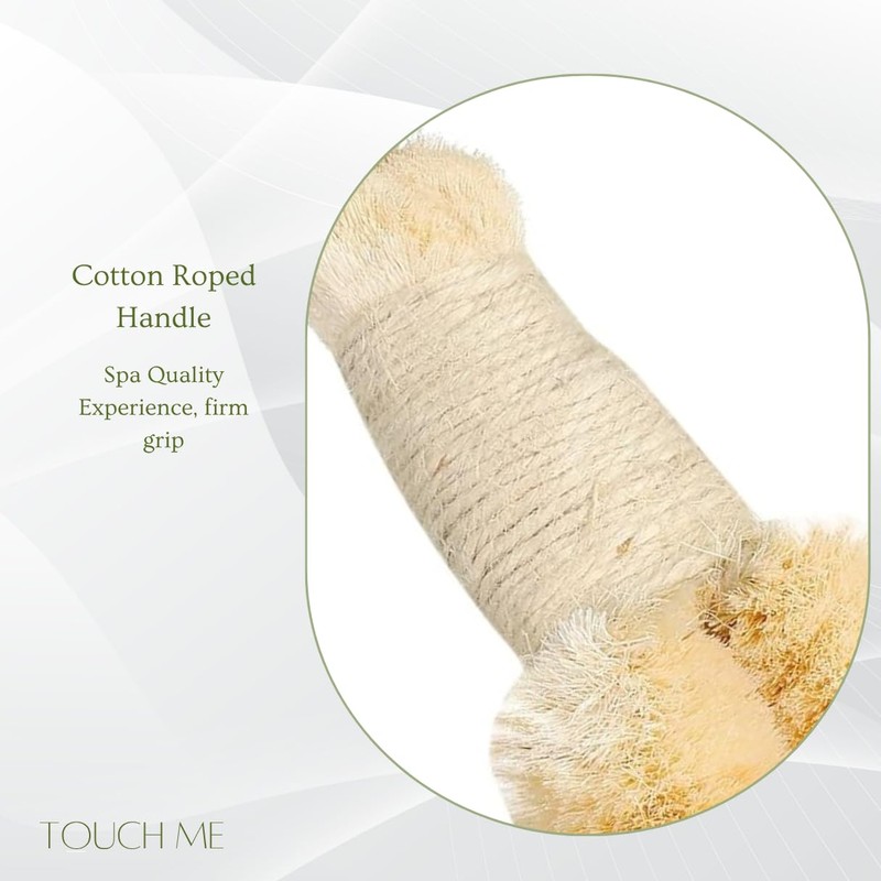 Touch Me All Natural Spa Sisal Dry Skin Brush –