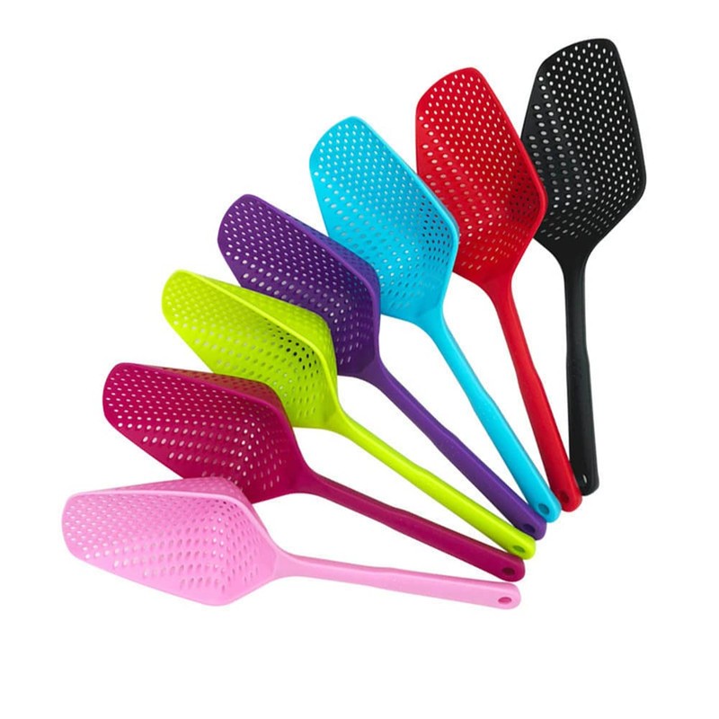 Scoop Colander Food Strainer Home Skimmer and Sifter Sieve with