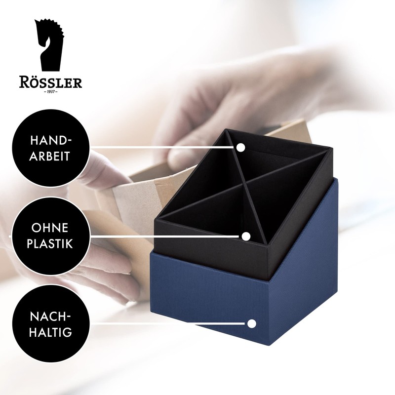 Rössler 1331452900 paper S.O.H.O. Pencil case, navy