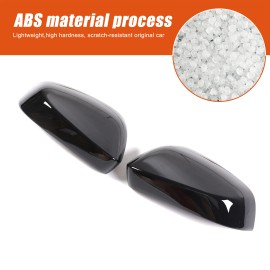 car-attention For Toyota Tacoma 2024-25 SR SR5 Gloss Black Side Rear View Mirror Cover Cap 2PC