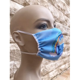 Pack of 2 Children's Washable Reusable Fabric Mask - Spanish Product