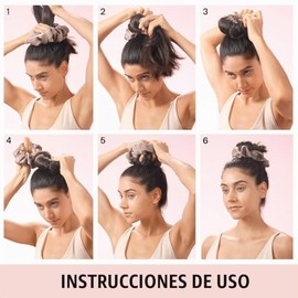 Coletero rizador de terciopelo sin calor, rizos sin calor para cabello largo, rulos suaves para dormir (negro, 1)