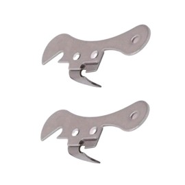 2Pcs Silver One Size Stainless Steel Can Opener Manual Can Opener Multifunctional Kitchen Accessories, Manual Can Openers